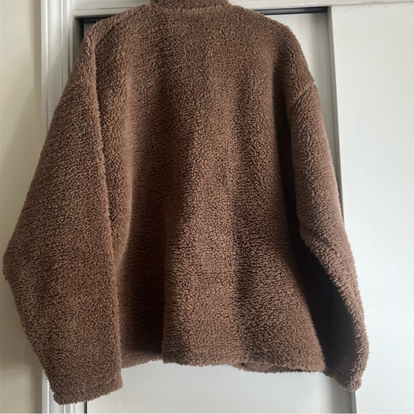 ASOS Brown Fleece Jacket - Picture 8 of 8